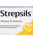 Strepsils Honey and Lemon lozenges 36 pack