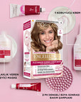 L'Oreal Paris Excellence Creme Hair Color 7 Light Brown - Rich Color