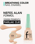 Flormar Breathing Color High-Pigment Breathable Nail Polish 11ml