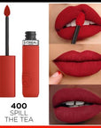 Loreal Paris Infaillible Matte Resistance Liquid Matte Lipstick - 400 Spill The Tea, Transfer-Resistant, - view 3