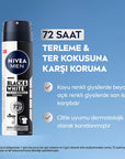 Nivea Men Black & White Invisible Original Deodorant Spray - 72-Hour Anti-Perspirant Protection for Men, Prevents Sweat Stains, Dermatologically Tested Nivea Men 72-Hour Deodorant Spray - Anti-Perspirant Protection Nivea Men Deodorant, Anti-perspirant deodorant spray, 72-hour deodorant protection, Invisible deodorant for men, Black & White Invisible Original Deodorant, Men's grooming, Long-lasting deodorant, Sweat stain prevention, Dermatologically tested deodorant, Men's personal care, Anti-perspirant prot