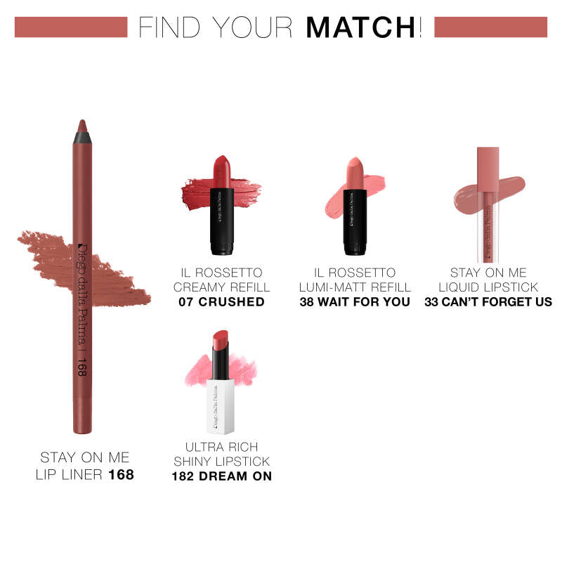 Diego Dalla Palma Stay On Me Lip Liner 168 Water Resistant
