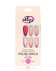 Eklips Pink French Almond Press-On Nails 24 Count