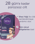 Sesu Sensitive Skin Wax Strips - Gentle Hair Removal for Short Hair, Easy to Use, Sugar-Free Formula - view 8