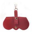 Mood Club Red Eyeglass Case Soft Protective Sleeve