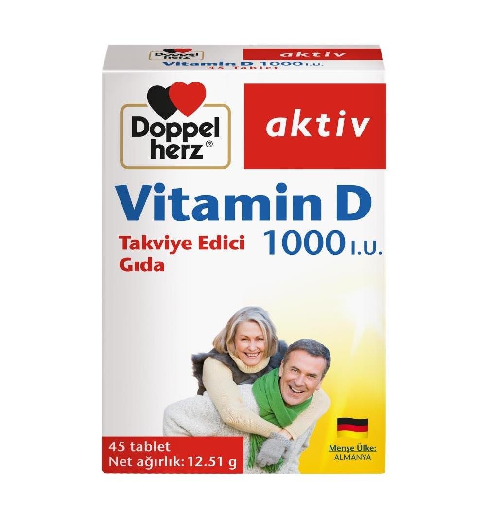 Doppelherz Aktiv Vitamin D 1000 IU 45 Tablets