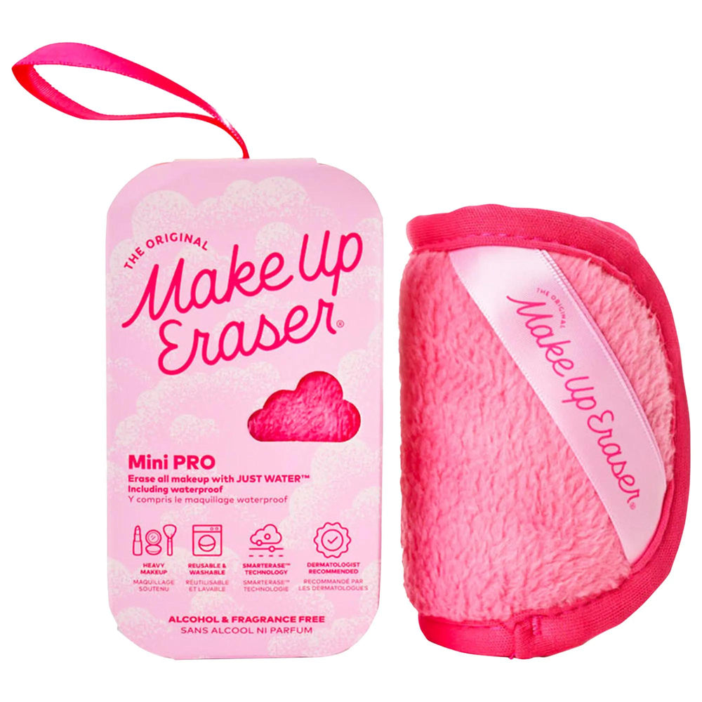 Mini MakeUp Eraser PRO Pink Reusable Makeup Remover - Clinically Proven, Vegan & Cruelty-Free Makeup Eraser for Waterproof Makeup Removal Reusable Makeup Remover - Mini MakeUp Eraser PRO Pink Reusable Makeup Remover, Makeup Eraser, Vegan Makeup Remover, Cruelty-Free Cosmetics, Waterproof Makeup Removal, Eco-Friendly Makeup Remover, Sustainable Beauty, Sensitive Skin Makeup Remover, Makeup Removal Cloths, Reusable Makeup Cloths, Mini MakeUp Eraser PRO Pink, SmartErase Technology, Makeup Remover for Travel, G