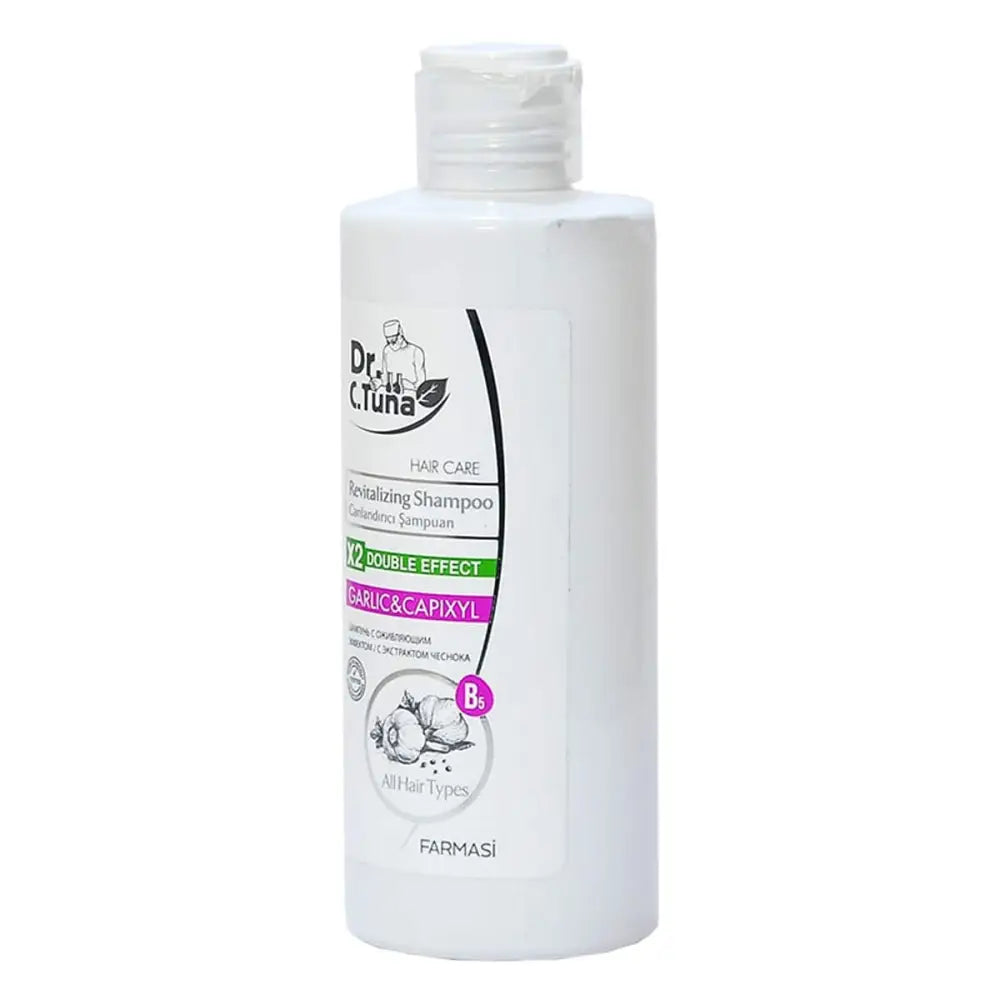 Dr C Tuna Vitalizing Garlic & Capixyl Shampoo 225 ml - SaÇ