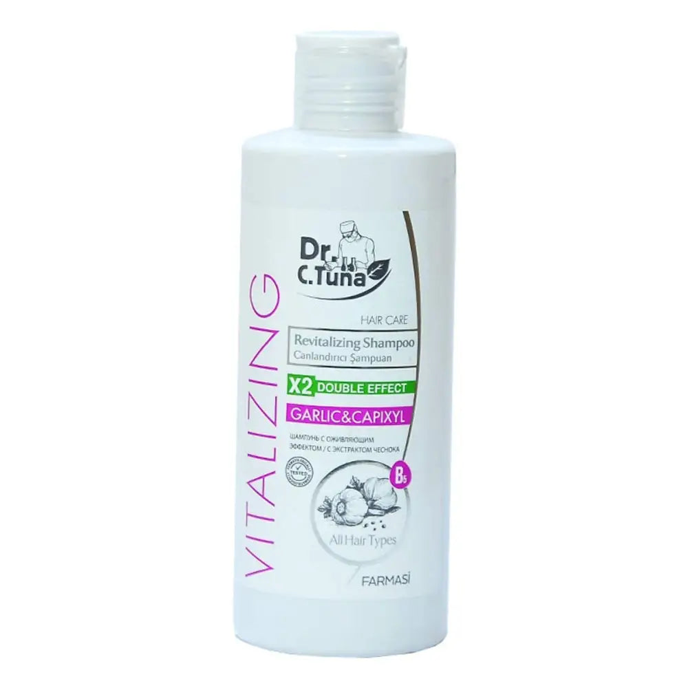 Dr C Tuna Vitalizing Garlic & Capixyl Shampoo 225 ml - SaÇ