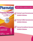 Pharmaton Essential Women Multivitamin Supplement for Women's Health - Daily Vitamin and Mineral Supplement for Women, 30 Tablets Pharmaton Essential Women Multivitamin Supplement Multivitamin for Women, Women's Health Supplements, Vitamin and Mineral Supplement, Daily Multivitamin, Pharmaton Essential Women, Women's Nutrition, Health Supplements, Dietary Supplements, Vitamin Supplements, Mineral Supplements