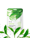 jkosmec hydrating green tea face mask, green tea mask packaging, applying green tea mask on face JKosmec Hydrating Green Tea Face Mask - Moisturizing & Toner for All Skin Types | 25 ml JKosmec Hydrating Green Tea Mask jkosmec, face-mask, green-tea, moisturizing, skincare, hydrating, soothing, pore-tightening, all-skin-types, ai-generated