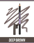 Maybelline Express Brow Shaping Pencil - Deep Brown: Define, Fill & Shape for Natural, Fuller Looking Eyebrows with Ease Maybelline Brow Shaping Pencil - Deep Brown | Natural Eyebrows eyebrow pencil, brow shaping pencil, deep brown eyebrow pencil, eyebrow filler, eyebrow brush pencil, Maybelline eyebrow pencil, brow definition, natural brow look, eyebrow shaping, brow filler, Maybelline, deep brown, dual-ended, brush applicator, natural look, easy to use, brow makeup, makeup, beauty, defined brows, fuller b