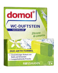 Domol Toilet Rim Block Refill Lemon Fresh Scent 80g