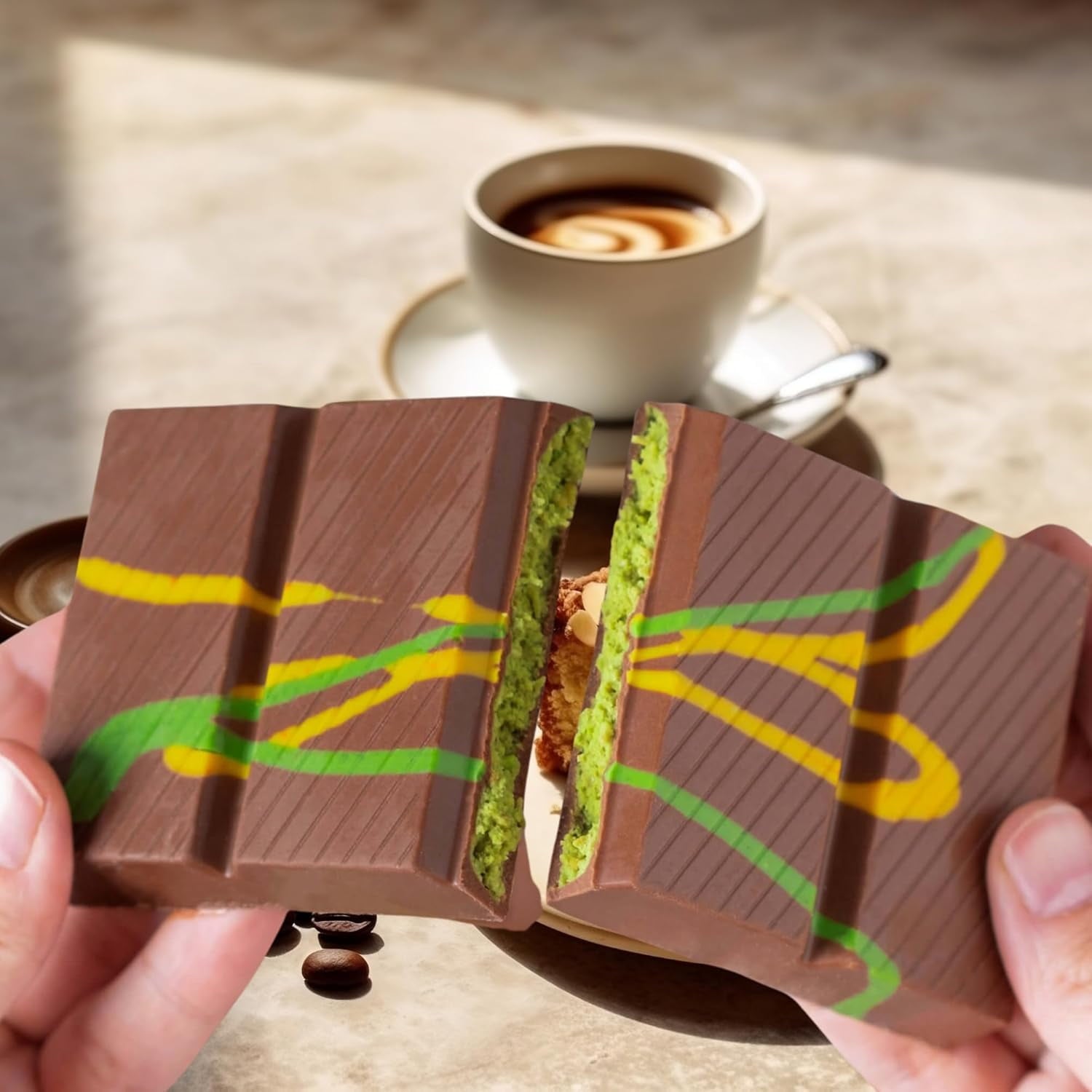 Beyoglu Dubaco Dubai Chocolate Bar 3.17 oz (90gr) - Express Shipping