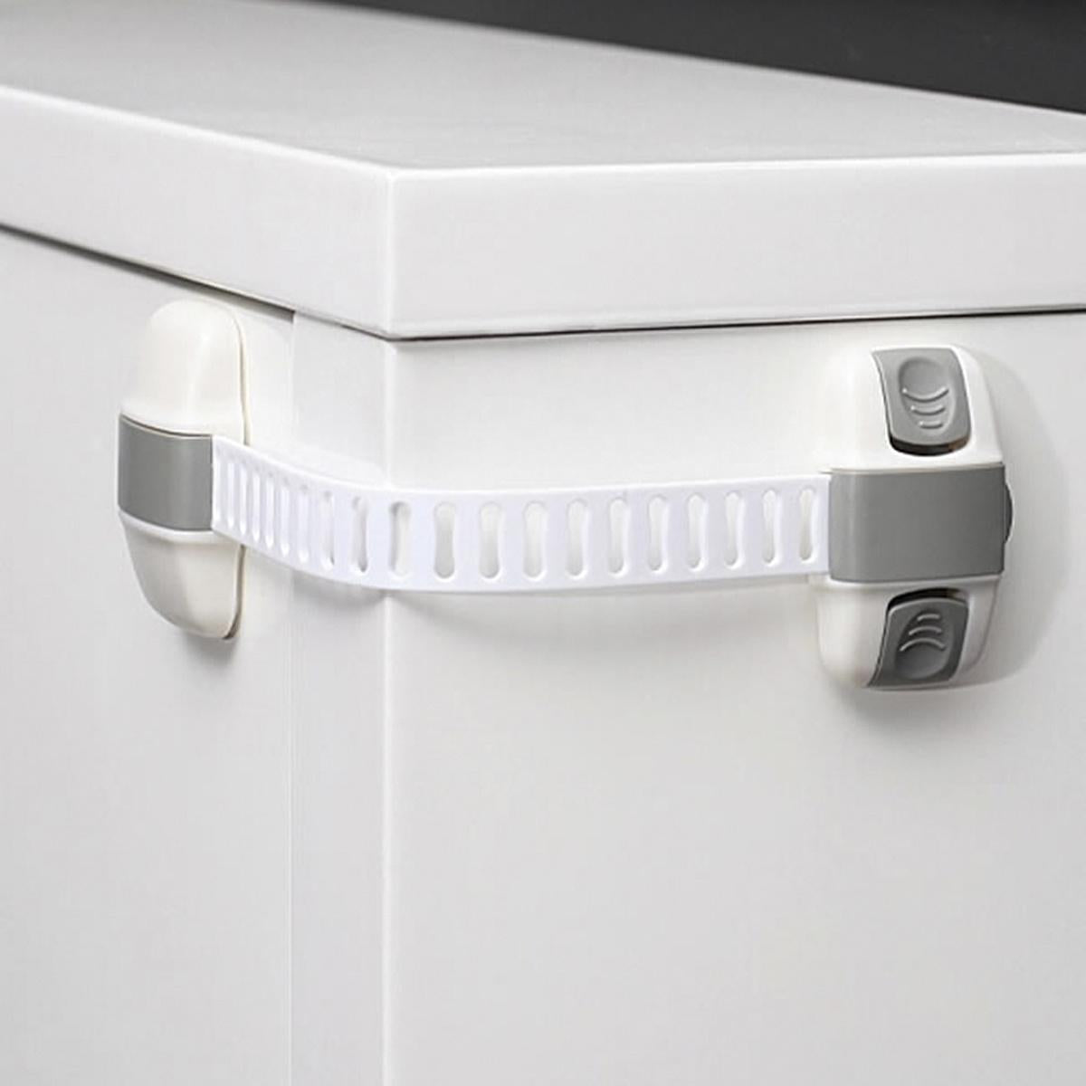 Miny Baby Safety Lock - Childproof Cabinet & Drawer Lock with Adjustable Strap, Easy Installation - Baby Safety Lock Miny Baby Safety Lock - Adjustable Childproof Cabinet Lock baby safety lock, childproofing solution, cabinet lock, drawer safety device, child safety product, baby proofing, toddler safety, nursery safety, home safety, childproof cabinet, drawer lock, safety lock for kids, baby safety products, child safety locks, cabinet safety lock