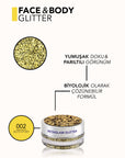 Flormar Metaglam Biodegradable Shimmering Body Glitter 10g