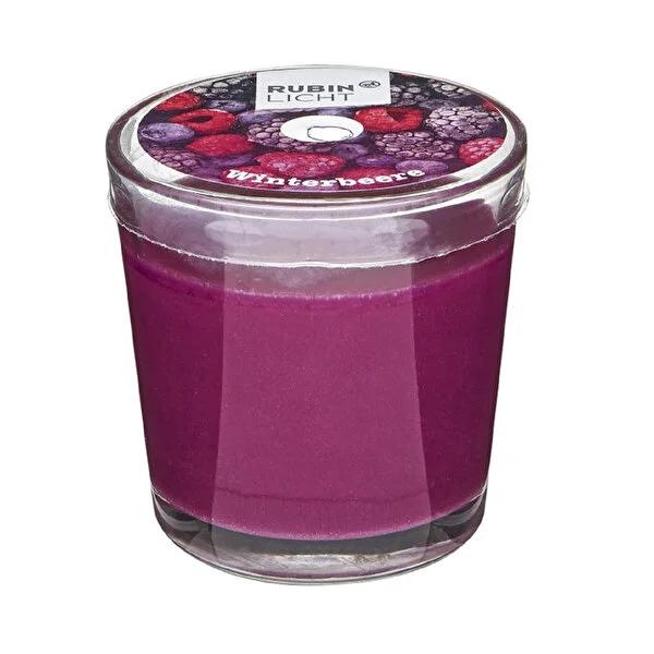 Rubin Licht Winter Fruit Scented Candle in Glass Container - 25 Hour Long-Lasting Home Fragrance Rubin Licht Winter Fruit Scented Candle - 25hr Burn Time scented candle, winter fruit scent, glass container candle, long-lasting candle, home fragrance, cozy ambiance, winter decor, relaxing atmosphere, Rubin Licht