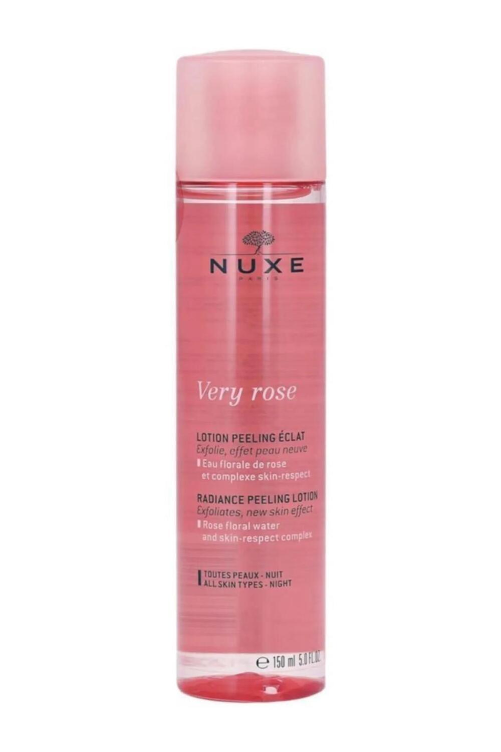 Nuxe Very Rose Radiance Peeling Lotion - Gentle Exfoliating & Moisturizing Skincare with Rose Water Nuxe Very Rose Radiance Peeling Lotion - Gentle Exfoliating Skincare Nuxe Very Rose Radiance Peeling Lotion, Exfoliating lotion, Moisturizing skincare, Glycolic Acid skincare, Rose water skincare products, gentle skincare, natural ingredients, skincare routine, smooth skin, hydrated skin, Rosa Damascena Flower Water, Glycolic Acid, Lactic Acid, Glycerin, sensitive skin, skincare essentials
