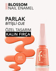 Flormar Blossom High-Pigment Long-Wear Glossy Nail Polish