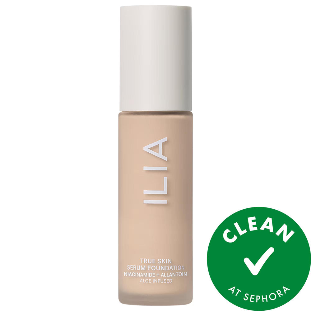 True Skin Serum Foundation - Natural Finish, Vegan & Cruelty-Free with Niacinamide True Skin Serum Foundation - Natural & Vegan Serum Foundation, Natural Finish Foundation, Vegan Cosmetics, Cruelty-Free Makeup, Niacinamide Foundation, Liquid Foundation, Buildable Coverage, Non-Comedogenic, Sensitive Skin Friendly, Skincare Ingredients, Makeup for Sensitive Skin, Ethical Cosmetics, Natural Makeup Look, Everyday Foundation