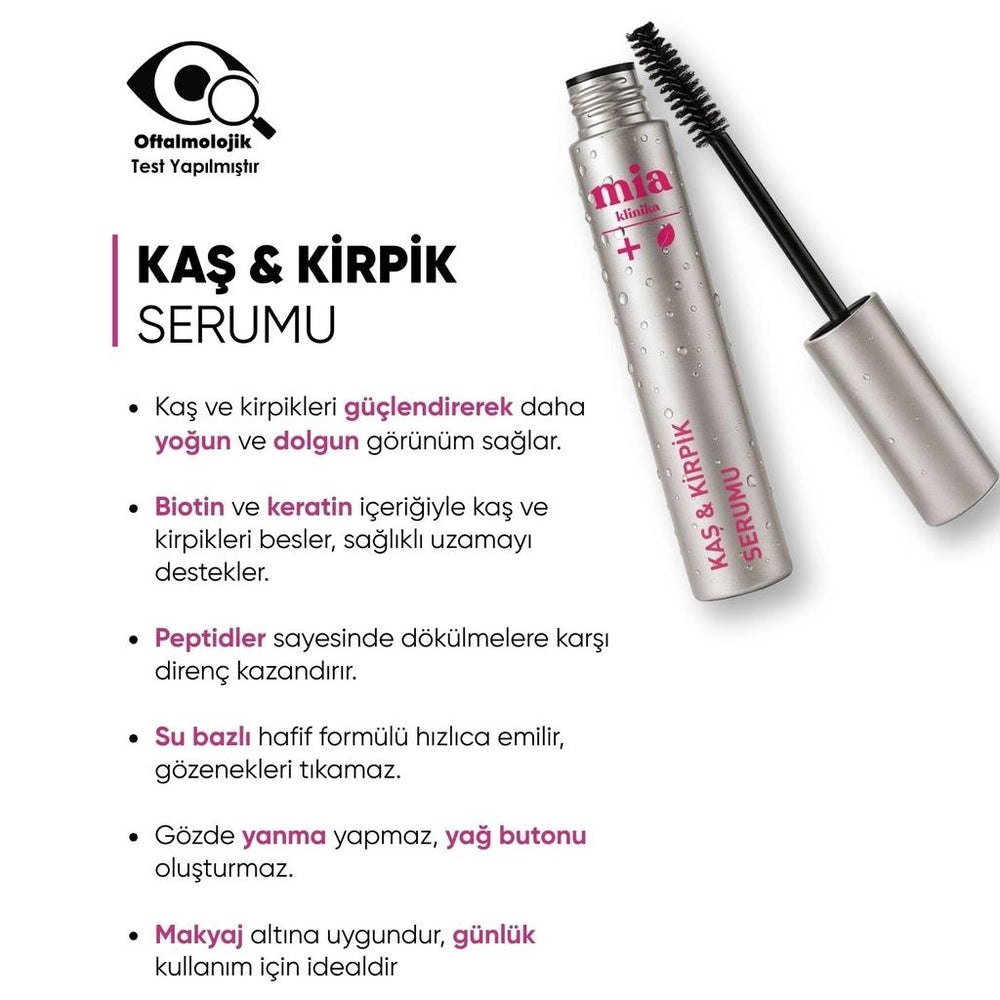 Mia Klinika Lash & Brow Serum for Fuller Lashes 6 ml
