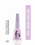 Flormar Jelly Look Nail Polish - Highly Pigmented Gel Finish, Long-Lasting Wear, Trendy Colors - view 4