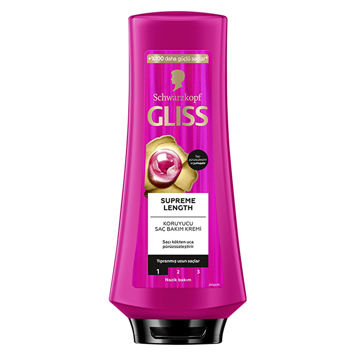 Gliss Supreme Length Hair Cream 12.18 fl oz - Nourishing & Moisturizing for Long Hair Gliss Supreme Length Hair Cream - Soft & Shiny Hair hair care, hair cream, long hair nourishment, hair moisturizer, soft and smooth hair, hair health, manageability, nourishing hair products, moisturizing hair care, long hair care, hair softness, hair shine