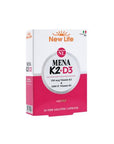 New Life Mena K2+D3 Vitamin Supplement: Supports Bone Health, High Absorption, 100 mcg K2 & 1000 IU D3, Gluten & Soy-Free New Life Mena K2+D3: Bone Health & Immune Support Vitamin K2 D3 supplement, Mena K2 D3 capsule, Vitamin K2 100 mcg, Vitamin D3 1000 IU, bone health supplement, olive oil Vitamin K2 D3, fish gelatin capsules Vitamin, soy free vitamin, GMO free vitamin, gluten free vitamin, Vitamin K2, Vitamin D3, bone health, immune support, K2 supplement, D3 supplement, dietary supplement, health and wel