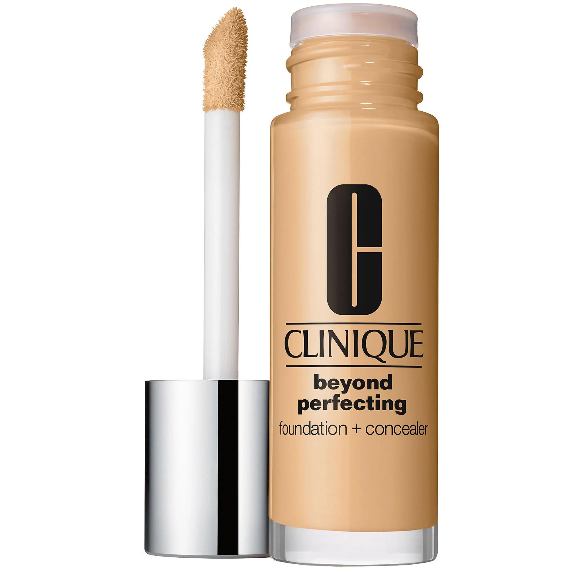Clinique Beyond Perfecting Foundation + Concealer - Long-Lasting, Full-Coverage, Oil-Free Makeup for All Skin Types Clinique Beyond Perfecting Foundation + Concealer - Long-Lasting & Oil-Free long-lasting foundation, full-coverage concealer, oil-free foundation, matte finish foundation, dermatologist-tested makeup, Clinique, foundation and concealer, makeup for all skin types, fragrance-free makeup, non-acnegenic makeup, 24-hour wear makeup