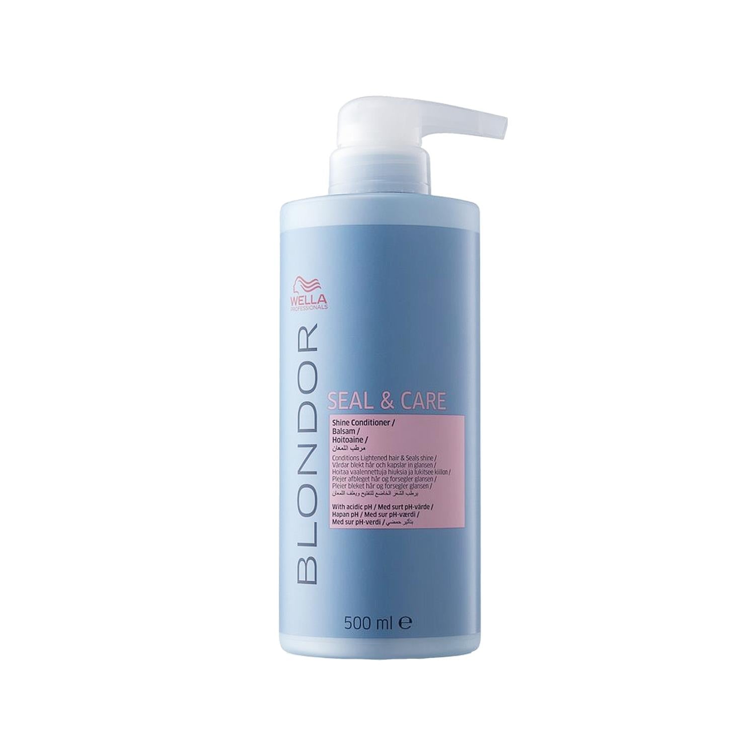 Wella Blondor Blonde Seal & Care Post-Lightening Hair Care Cream 500ml - Nourishing Treatment for Blonde Hair Wella Blondor Blonde Seal & Care 500ml - Post-Lightening Hair Care Wella Blondor, Blonde Seal & Care, Post-lightening hair care, Blonde hair treatment, Hair nourishment after lightening, Hair care products, Blonde hair care, Lightened hair care, Nourishing hair treatments, Color-treated hair care, Wella hair products, Hair care cream, Post-lightening treatment