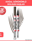 Maybelline Build a Brow 2-in-1 Eyebrow Pencil & Gel - Long-Lasting, Smudge-Proof Eyebrow Makeup Solution Maybelline Build a Brow 2-in-1 Eyebrow Makeup eyebrow pencil, eyebrow gel, Maybelline Build a Brow, 2-in-1 eyebrow product, long-lasting eyebrow makeup, smudge-proof, cosmetics, beauty, grooming, makeup, eyebrow care, brow gel, brow pencil