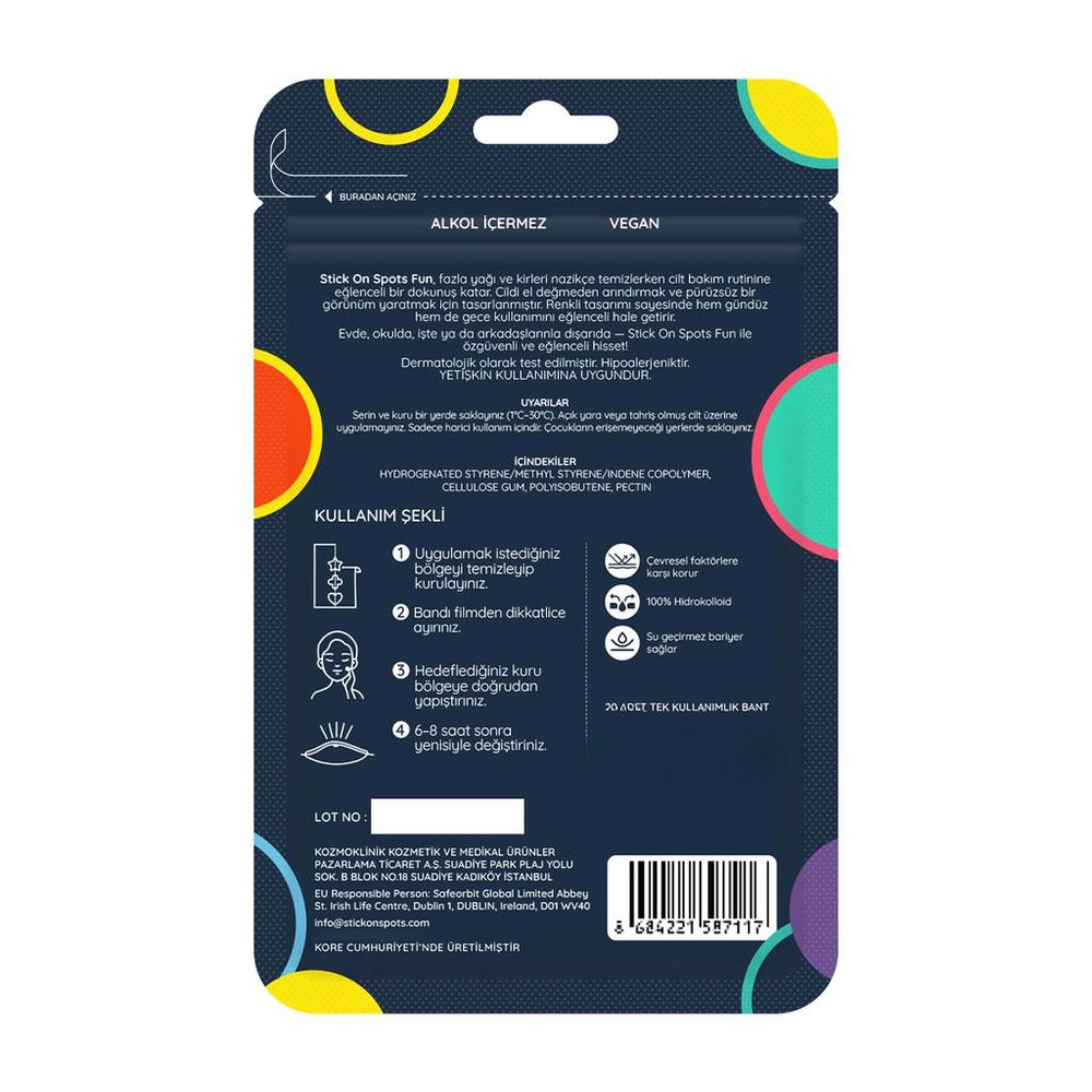 Stick on Spots Fun Acne Patches for Blemish-Prone Skin 20 ct
