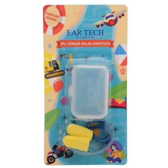 Ear Tech Corded Foam Earplugs for Noise Reduction