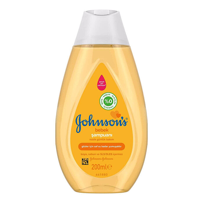 Johnson's Baby Shampoo 200ml - Gentle Formula | Hypoallergenic