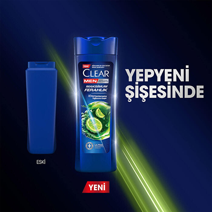 Clear Men Deep Clean Shampoo - 14.1 Fl Oz | Refreshing Formula