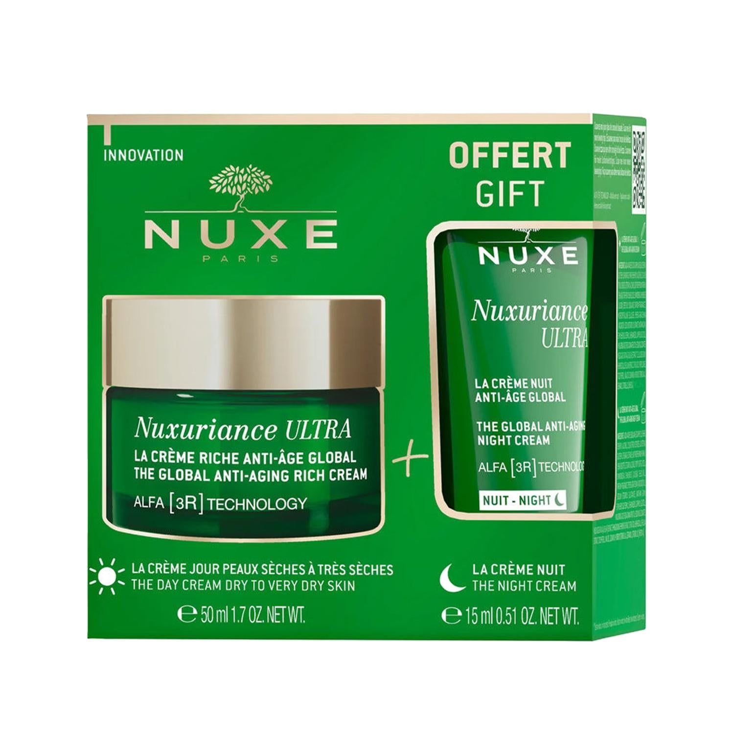 Nuxe Nuxuriance Skincare Set - Ultra Rich Cream & Night Cream for Dry Skin Nuxe Nuxuriance Skincare Set - Hydrate & Nourish Nuxe Nuxuriance, Ultra Rich Cream, Night Cream, Skincare Set, Day and Night Cream, Moisturizing Skincare, Dry Skin Care, Sensitive Skin, Skincare Routine, Hydrating Skincare, Nuxe Skincare Products, Skincare Duo