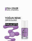 Flormar Full Color Ekstra Yoğun Pigmentli Oje - Highly Pigmented Nail Polish in Vibrant Colors - Nail Polish
