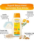 Weleda Organic Baby Bath Cream with Calendula - Gentle, Moisturizing, and Natural Skincare for Infants - 6.76 fl oz Weleda Baby Bath Cream - Organic Calendula for Gentle Skincare baby bath cream, organic calendula, natural skincare for babies, gentle baby products, moisturizing bath cream, Weleda, baby care, organic baby products, natural baby skincare, sensitive skin, baby skincare routine