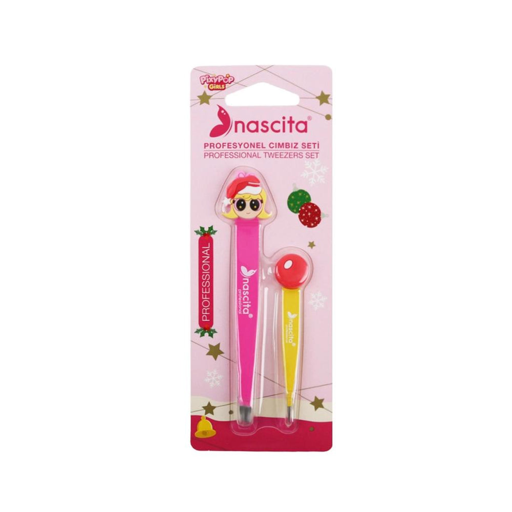 Nascita Pixy Pop Girls Pink Tweezers Set