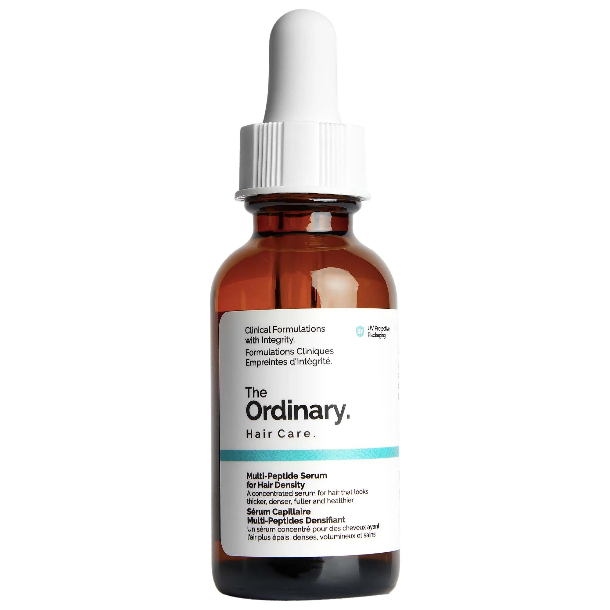 The Ordinary Mini Multi Peptide Hair Density Serum - Hair Thickening Treatment, Vegan Hair Care Mini Multi Peptide Hair Density Serum - Thicker Hair | The Ordinary hair density serum, hair thickening treatment, peptide hair serum, vegan hair care, cruelty-free hair products, hair loss solution, hair growth serum, clean beauty, natural hair care, hair care for sensitive scalp, mini size hair products