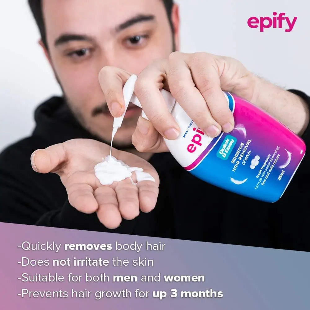 Epify Hair Removal Cream 250 ml (Pack of 6)
