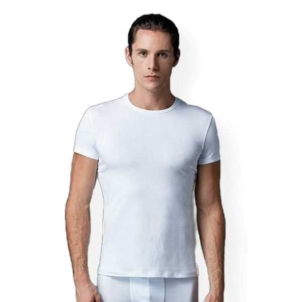 Eros ERS004 Compact Crew Neck T-Shirt 2-Pack White
