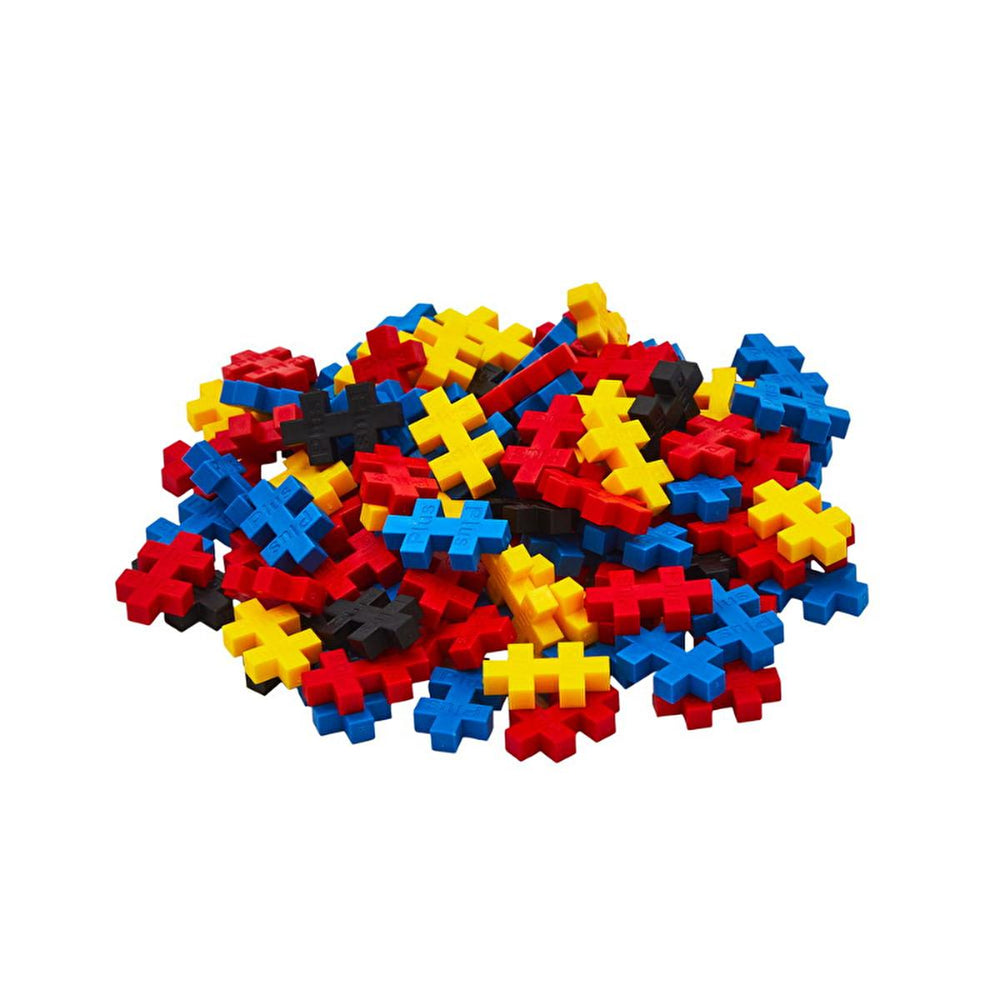 Plus Plus Construction Toy, 100 Piece Reusable Creative Building Set for Kids - Travel Friendly Danish Design - Toy