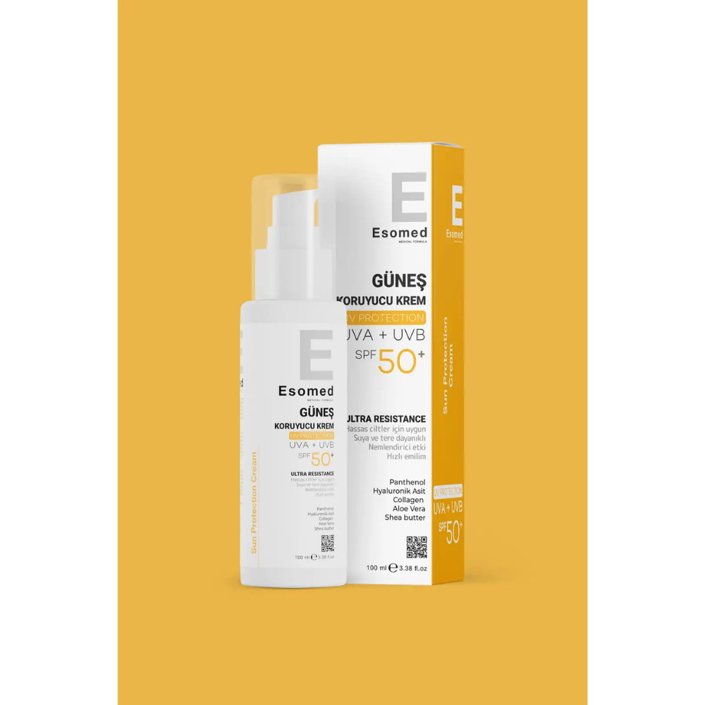 Esomed SPF 50+ Sunscreen Cream for All Skin Types 100 ml