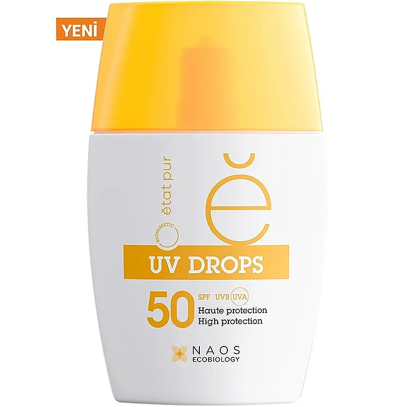 Etat Pur UV Drops Face Fluid SPF 50 Mineral Sunscreen 30g