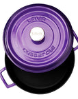 Lava Mor Cast Iron Multi-Purpose Cookware - 11 Inch Round Enamel Coated Pot with Integrated Handle, Oven Safe, Durable Lava Mor Cast Iron Cookware - Durable & Oven Safe Cast Iron Cookware, Enamel Coated Cookware, Multi-Purpose Cookware, Oven Safe Cookware, Durable Cookware, Cast Iron Pot, Round Cookware, Integrated Handle, 11 Inch Cookware, Cooking Essentials, Kitchen Staples, Home Cooking, Culinary Tools