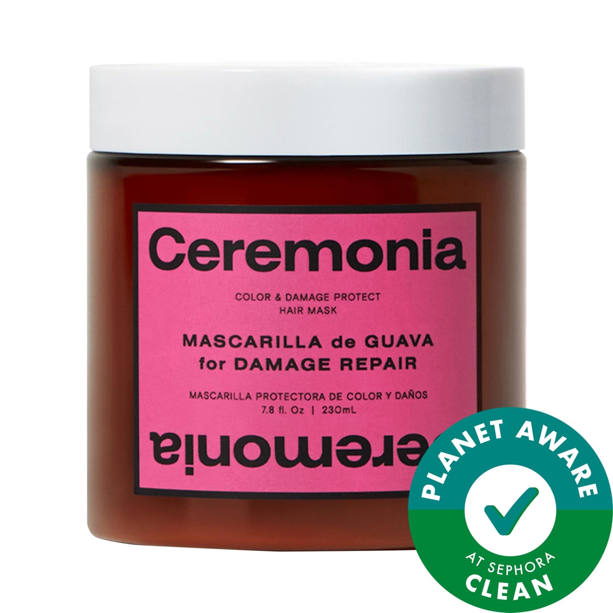 Guava Intensive Hair Repair Mask for Damaged, Color-Treated Hair - Reduces Split Ends by 60%, Breakage by 25% Guava Hair Repair Mask - 60% Less Split Ends, 25% Less Breakage hair repair mask, damaged hair treatment, color-treated hair care, natural hair products, clean beauty hair mask, hair care, hair mask, intensive conditioning, split ends repair, breakage reduction, gluten-free, cruelty-free, antioxidant-rich, guava extract, agave nectar, plant protein