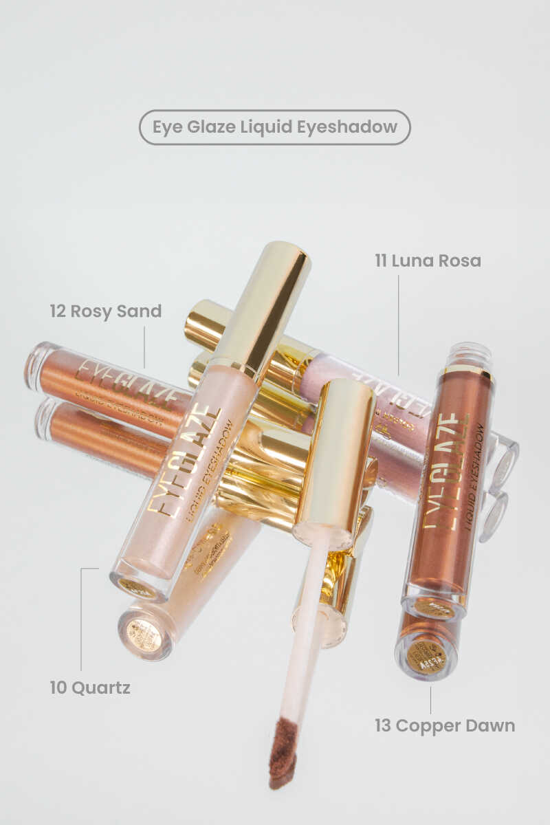 Golden Rose Eye Glaze Liquid Eyeshadow in 11 Luna Rosa 5.5ml