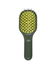 Janeke Curvy Bag Detangling Hair Brush in Light Green