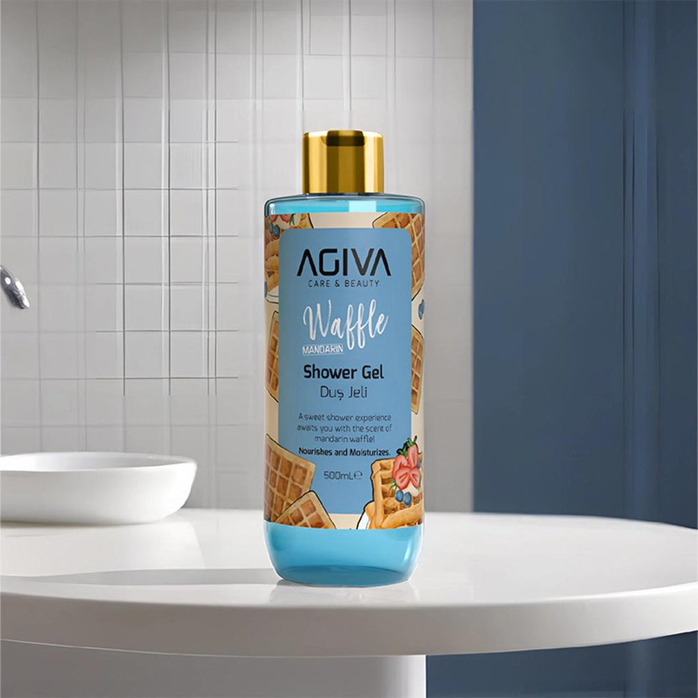 Agiva Mandarin Waffle Shower Gel for Fresh Skin 500 ml